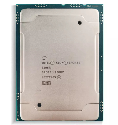 11M 1.9 GHz INTEL CPU โปรเซสเซอร์ Intel Xeon Bronze 3206R 8 Core CPU เซิร์ฟเวอร์