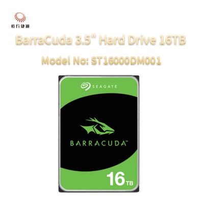 ฮาร์ดดิสก์ Seagate BarraCuda 3.5" ความจุ 16TB รุ่น: ST16000DM001