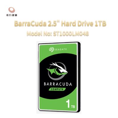 Seagate BarraCuda ฮาร์ดไดรฟ์ 2.5" 1TB หมายเลขรุ่น: ST1000LM048