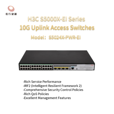 H3C S5000X-EI ซีรีส S5024X-PWR-EI 10G Uplink Access Switches