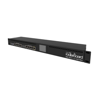 RB3011UiAS-RM 1GB RAM ดาต้าคอม Switches PoE ออกที่พอร์ต 10 2x1.4GHz CPU