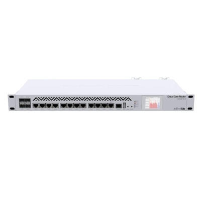 1U ที่วางแร็ค Mikrotik Cloud Core Router 8GB RAM CCR1036 12G 4S EM