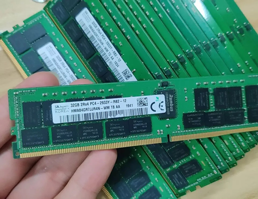 หน่วยความจำเซิร์ฟเวอร์ Hynix 64GB RAM อันดับคู่ x4 DDR4-3200 หน่วยความจำ REG RDIMM ECC