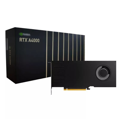กราฟิกการ์ด NVIDIA RTX A4000 Ray Tracing 16GB GDDR6 256 บิต 448GB/S Single Slot GPU