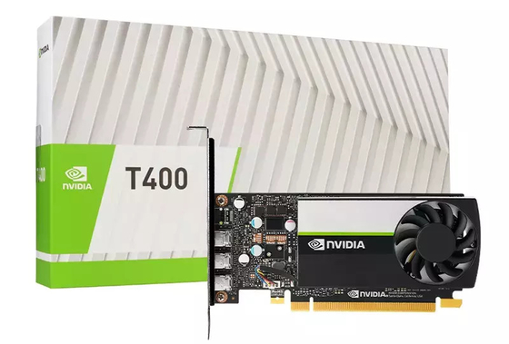 NVIDIA T400 4GB 2GB GDDR6 Geforce กราฟิกการ์ดสามพอร์ตแสดงผลขนาดเล็ก