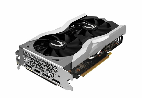 การ์ดจอ Geforce 14Gbps 6GB ZOTAC GAMING GeForce RTX 2060 พัดลมคู่