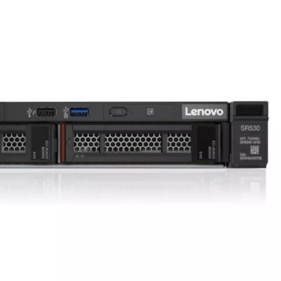 Think System SR530 ชั้นวาง Server 1U สำหรับโปรเซสเซอร์ Enterprise 2 หน่วยความจำ DDR4