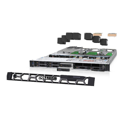 EMC R450 Dell Poweredge Server 1u สูงสุด 4 NVMe PCIe SSD หรือ 4 x 3.5SAS / SATA / SSD