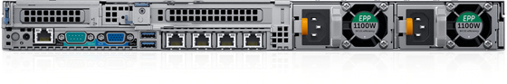 Dell Emc 1u Poweredge R640 แร็คเซิร์ฟเวอร์ 28 คอร์ต่อโปรเซสเซอร์