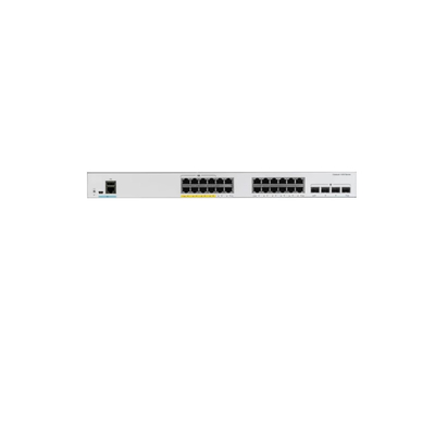 C1000-24T-4G-L Enterprise Network Switch 24 Port POE Power Supply 4 SFP Uplink Interfaces ช่องทางการเชื่อมต่อ