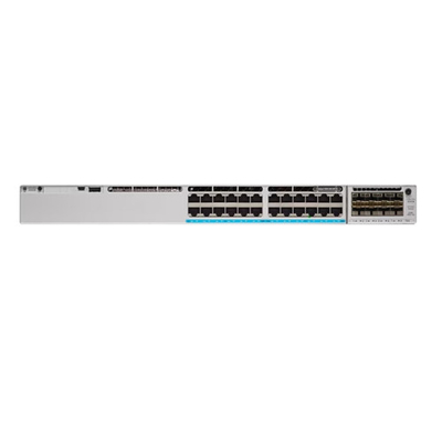 CISCO C9300-24P-A Datacom Switches Gigabit 24 Port POE+Core Convergence Uplink ที่สามารถปรับขนาดได้