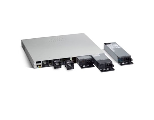 การสื่อสารข้อมูล Cisco 48 Port Switch C9300-48T-E Enterprise Gigabit Core Modular Uplink