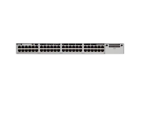 การสื่อสารข้อมูล Cisco 48 Port Switch C9300-48T-E Enterprise Gigabit Core Modular Uplink