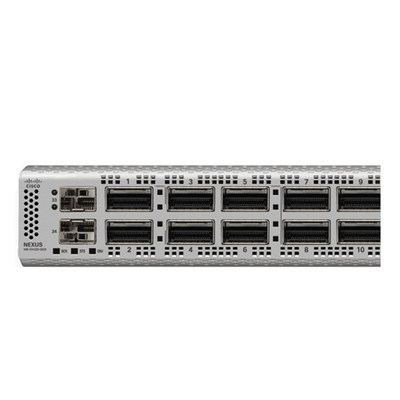 N9K-C9332D-GX2B cisco 10 Gigabit Ethernet Switch พร้อม 32p 400/100-Gbps Port QSFP-DD และ 2p 1/10 Port SFP+