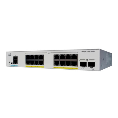 Cisco C1000-16P-2G-L Gigabit Layer 2 Network Managed Enterprise Switch 16 port RJ45 PoE+ 2SFP ออปติกอล อัพลิงค์ 120W