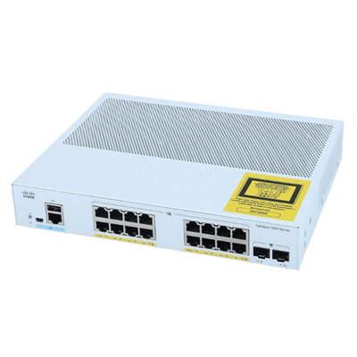 Cisco C1000-16P-2G-L Gigabit Layer 2 Network Managed Enterprise Switch 16 port RJ45 PoE+ 2SFP ออปติกอล อัพลิงค์ 120W