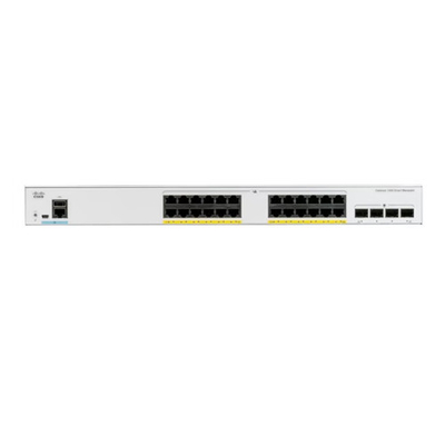 Cisco C1000-24P-4X-L แอคเซสสวิตช์ 24Gigabit Ethernet RJ45 PoE+ Uplink อินเตอร์เฟซ 4 SFP+ 195W