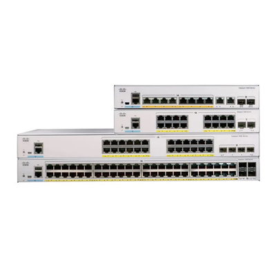 Cisco C1000-24P-4X-L แอคเซสสวิตช์ 24Gigabit Ethernet RJ45 PoE+ Uplink อินเตอร์เฟซ 4 SFP+ 195W