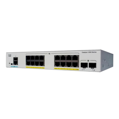 Cisco C1000-16T-E-2G-L Gigabit Ethernet ระดับธุรกิจ Layer 2 สวิตช์ 16 ท่า Gigabit uplink อินเตอร์เฟซ 2 SFP