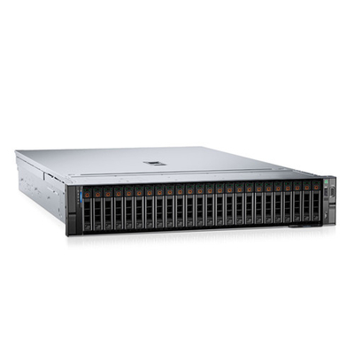 2U Dell PowerEdge R760 เซอร์เวอร์ติดราง การเก็บข้อมูลออนไลน์ AI จีพียู DDR5