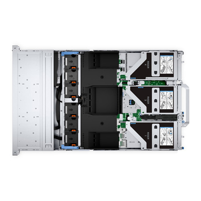2U Dell PowerEdge R760 เซอร์เวอร์ติดราง การเก็บข้อมูลออนไลน์ AI จีพียู DDR5