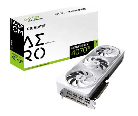 rand NVIDIA GeForce RTX 4070 TIAERO OC 12G GPU Desktop PCI Express Interface HD DP DisplayPort ผลิต 8GB วิดีโอเมโม