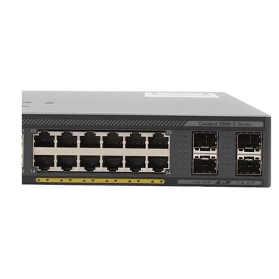 CISCO WS-C2960X-24PS-L 24 ท่ากิ๊กบิตเอเธอร์เน็ต POE เครือข่ายสวิทช์