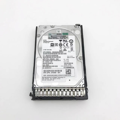 ตัวจริง 881457-B21 HPE 2.4TB SAS 12G Enterprise 10K SFF SC 512e DS HDD 881507-001 สําหรับ HPE Server G8/G9/G10