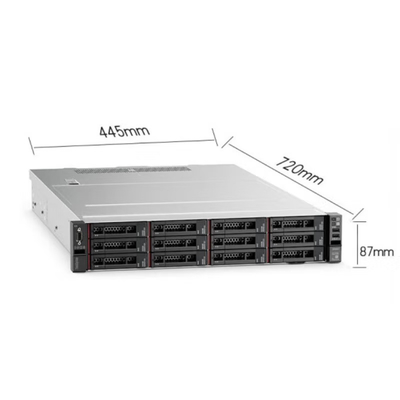 Lenovo HR650X 2U Rack Server ทอง 5218*2/128G/480G+4*1.2T/R730-8i