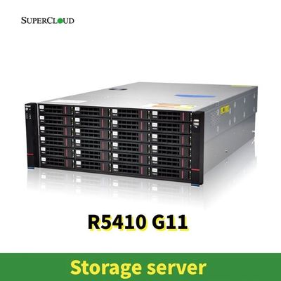 เซิร์ฟเวอร์จัดเก็บข้อมูลแบบแร็คที่รองรับการทำงานสูง พร้อมพอร์ต Ethernet RJ-45 สองพอร์ต 10/100/1000 Mb และช่องใส่ไดรฟ์ 2.5” จำนวน 24 ช่อง