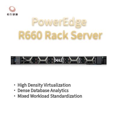 Dell PowerEdge R660 เซอร์เวอร์เรค ระบบเก็บข้อมูล แฟลช เซอร์เวอร์ซีพีอีอน เซอร์เวอร์เก็บข้อมูลตามสั่ง