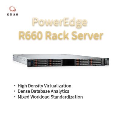 Dell PowerEdge R660 เซอร์เวอร์เรค ระบบเก็บข้อมูล แฟลช เซอร์เวอร์ซีพีอีอน เซอร์เวอร์เก็บข้อมูลตามสั่ง