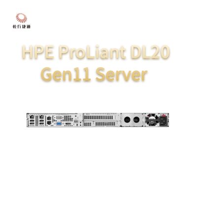 HPE ProLiant DL20 Gen11 เซอร์เวอร์เรค ระบบการเก็บข้อมูลแฟลช 1U Rackmount Server ขาย