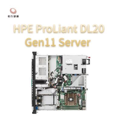 HPE ProLiant DL20 Gen11 เซอร์เวอร์เรค ระบบการเก็บข้อมูลแฟลช 1U Rackmount Server ขาย