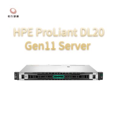 HPE ProLiant DL20 Gen11 เซอร์เวอร์เรค ระบบการเก็บข้อมูลแฟลช 1U Rackmount Server ขาย
