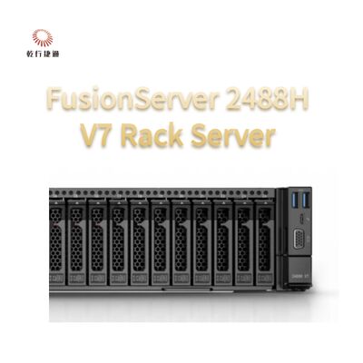 FusionServer 2488H V7 แร็คเซอร์เวอร์ 8 หลัก Intel processor เซอร์เวอร์เก็บข้อมูล