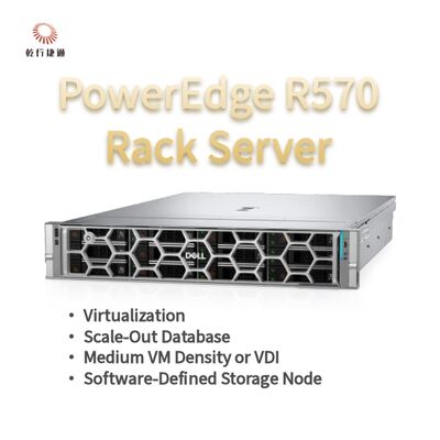 Dell PowerEdge R570 Rack Server with 144 Cores 384 TB Storage and Energy Efficient Design