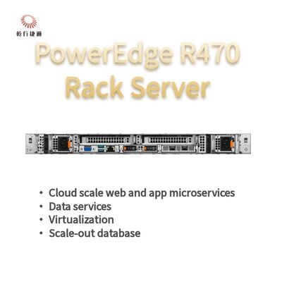 เซิร์ฟเวอร์ Dell PowerEdge R470 พร้อม 144 คอร์ หน่วยความจำ DDR5 4TB ในรูปแบบแร็ค 1U