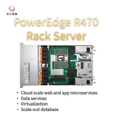เซิร์ฟเวอร์ Dell PowerEdge R470 พร้อม 144 คอร์ หน่วยความจำ DDR5 4TB ในรูปแบบแร็ค 1U