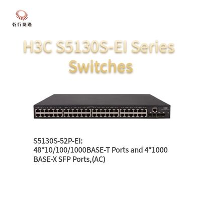 H3C S5130S-52P-EI ซีรีส์สวิตช์การเข้าถึง Gigabit ที่ปรับปรุงใหม่, สวิตช์ข้อมูลเครือข่าย, สวิตช์เครือข่ายอัจฉริยะ