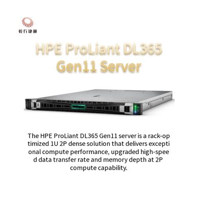 HPE ProLiant DL365 Gen11 เซอร์เวอร์ 1U 2P ความละเอียด เซอร์เวอร์ขนาดใหญ่สําหรับธุรกิจที่เติบโต