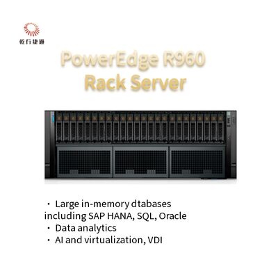 ซื้อเซอร์เวอร์ที่กําหนดเองสําหรับธุรกิจ D e l l s Poweredge R960 4U Rack Server