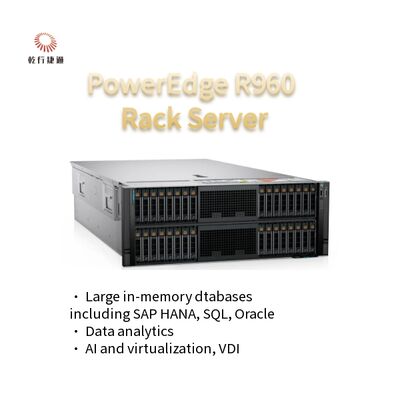 ซื้อเซอร์เวอร์ที่กําหนดเองสําหรับธุรกิจ D e l l s Poweredge R960 4U Rack Server