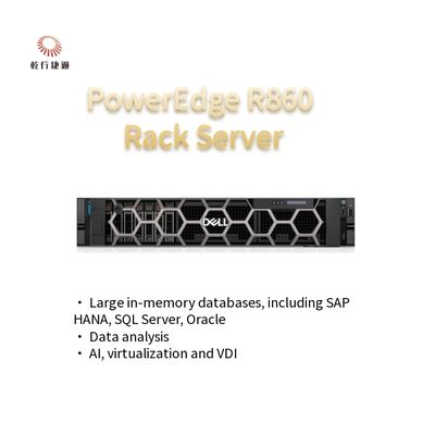 เซิร์ฟเวอร์ PowerEdge R860 ขนาด 2U โปรเซสเซอร์ Intel Xeon