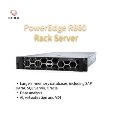 เซิร์ฟเวอร์ PowerEdge R860 ขนาด 2U โปรเซสเซอร์ Intel Xeon