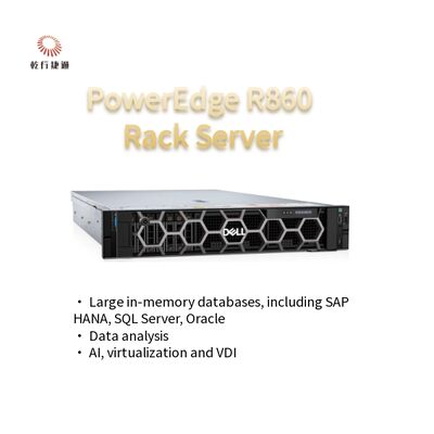เซิร์ฟเวอร์ PowerEdge R860 ขนาด 2U โปรเซสเซอร์ Intel Xeon
