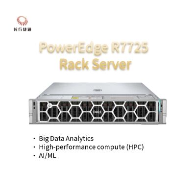เซอร์เวอร์ธุรกิจราคาถูก สําหรับขาย PowerEdge R7725 Rack Server