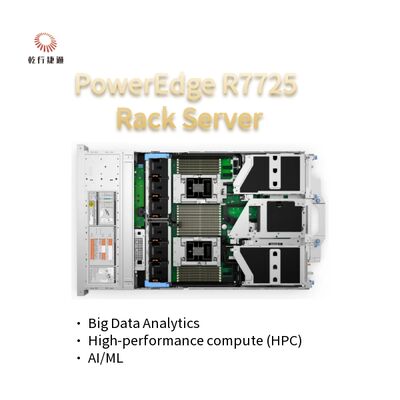 เซอร์เวอร์ธุรกิจราคาถูก สําหรับขาย PowerEdge R7725 Rack Server