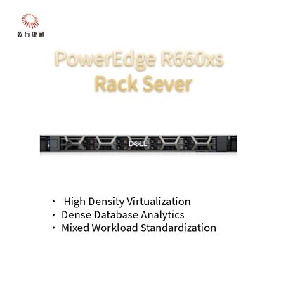 ซัพพลายเออร์สําหรับธุรกิจขนาดเล็ก Dell PowerEdge R660xs 1U เซอร์เวอร์ราคสองโซเค็ต
