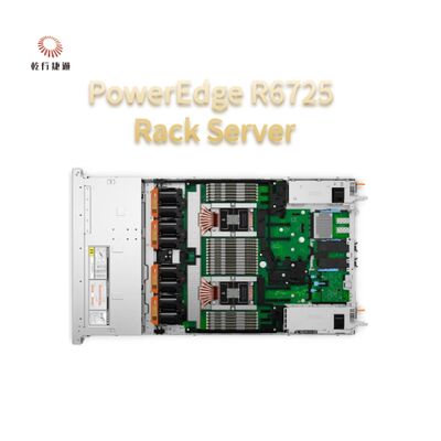 เซิร์ฟเวอร์แร็ค PowerEdge R6725 1U ไฮเทคพร้อมโปรเซสเซอร์ AMD EPYC ซีรีส์ 9005